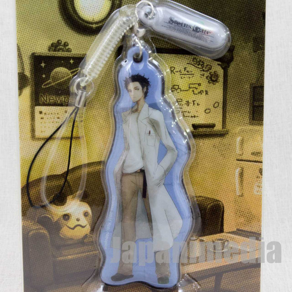 Steins ; Gate Rintaro Okabe Display Cleaner Mascot Strap Taito JAPAN ANIME Japanimedia Store FRONT