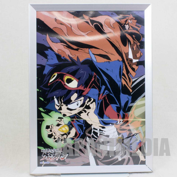 Gurren Lagann Simon & Kamina Picture Panel Clock Animate JAPAN ANIME GAINAX Japanimedia Store FRONT