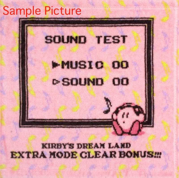 Kirby Super Star Mini Towel Sound Test Design Ver. Banpresto JAPAN GAME Japanimedia Store FRONT