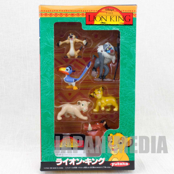 RARE! Disney Lion King Movie Friends Mini Figure Set Yutaka JAPAN Japanimedia Store FRONT