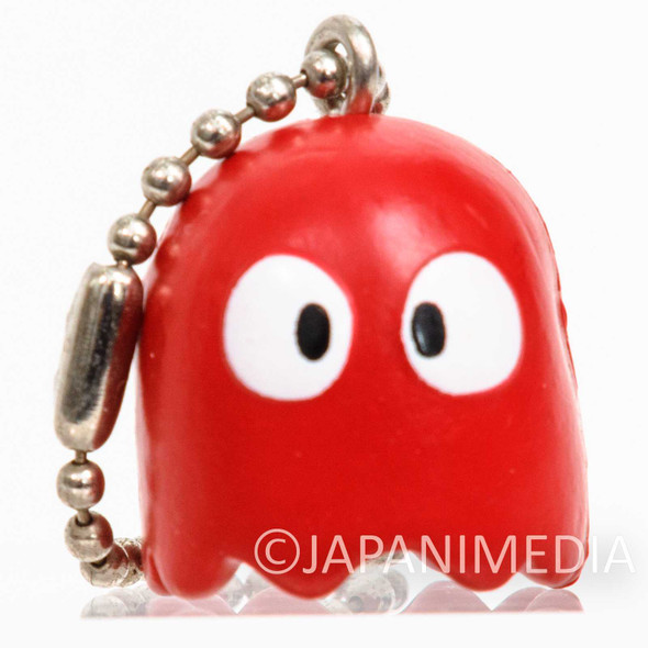 Retro RARE! Pac-man Blinky Shadow Figure Ballchain Namco Collection JAPAN NES Japanimedia Store FRONT