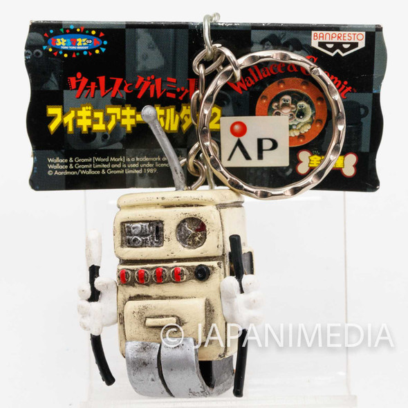 Wallace & Gromit Cooker Robot Figure Key Chain 2 Banpresto JAPAN Ardman ANIME Japanimedia Store FRONT