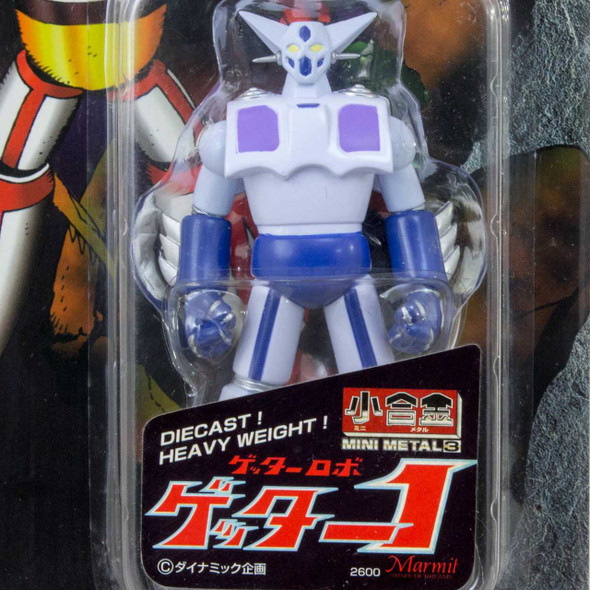 Getter Robo #1 Diecast Heavy Weight Figure Super Robot Mini Metal 3 Marmit JAPAN Japanimedia Store FRONT
