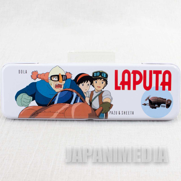 Retro RARE Castle in the Sky Can Pen Case Tokuma Shoten Ghibli JAPAN Japanimedia Store FRONT