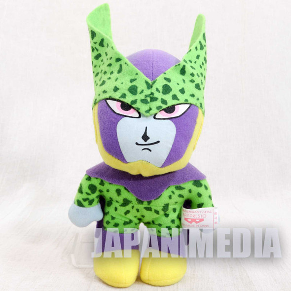 Dragon Ball Z Cell Final Form Plush Doll Figure 8" Banpresto JAPAN Japanimedia Store FRONT
