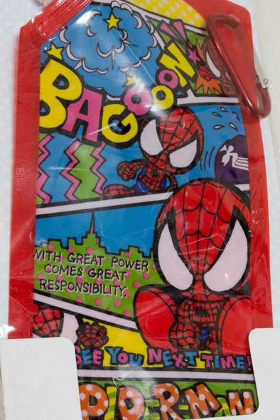 Spiderman Foldable Portable Water Bottle 500ml Universal Studios JAPAN ANIME Japanimedia Store FRONT