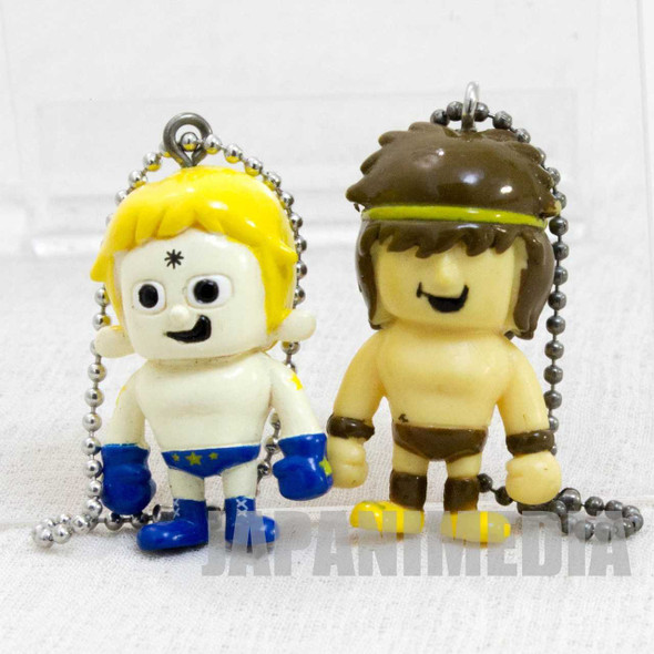 Kinnikuman Terryman + Geronimo Set Panson Works Mini Figure Ballchain JAPAN Japanimedia Store FRONT