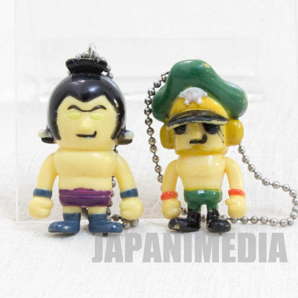 Kinnikuman Rikishiman + Brocken Jr Set Panson Works Mini Figure Ballchain JAPAN Japanimedia Store FRONT