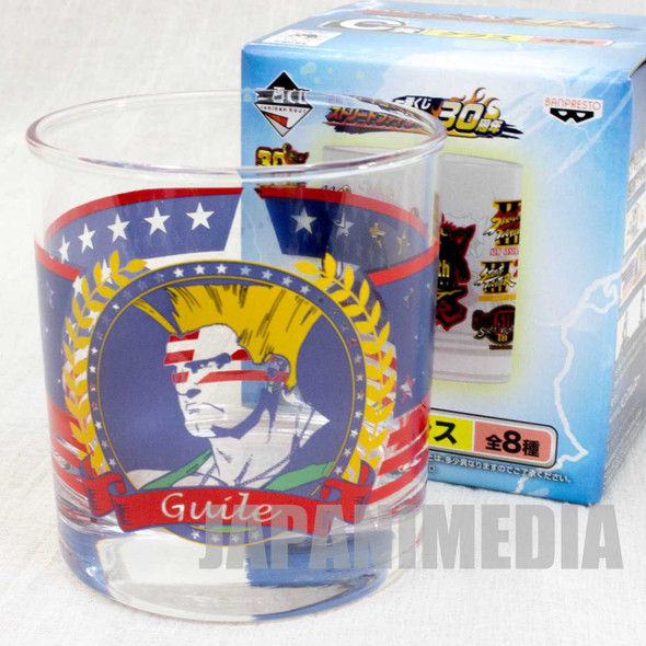 Street Fighter 30th Glass #3 [Guile] Capcom Character Banpresto JAPAN GAME Japanimedia Store FRONT
