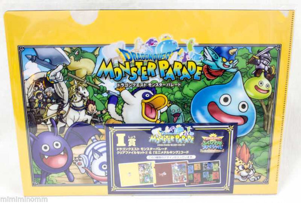 Dragon Quest Monster Parade File Folder Set 2 SQUARE ENIX JAPAN ANIME GAME Japanimedia Store FRONT
