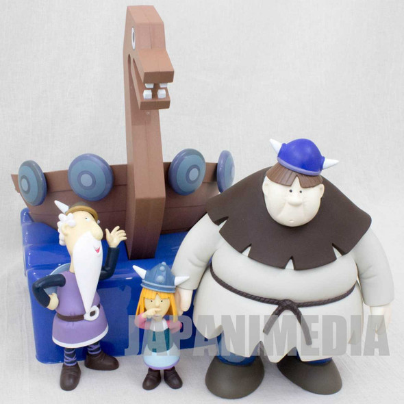Vicky the Viking Vicky & Urobe & Faxe PVC Figure Set #0101 Organic JAPAN Japanimedia Store FRONT
