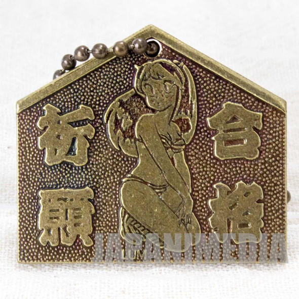 Retro RARE Urusei Yatsura Metal Mascot Keychain LUM Kotatsu Neko JAPAN Japanimedia Store FRONT