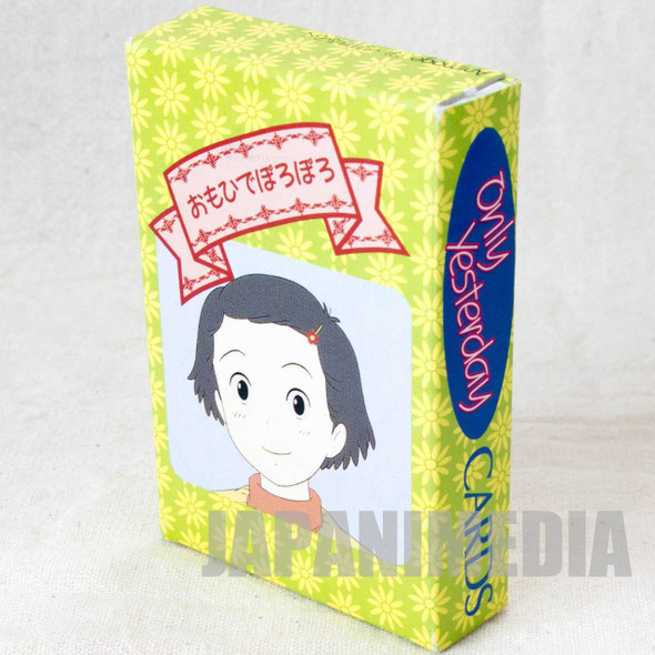 Only Yesterday Trump Playing Cards Animage JAPAN ANIME MANGA Japanimedia Store FRONT