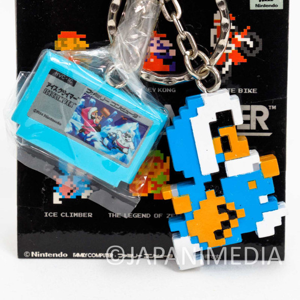 RARE! Ice Climber Twin Keyholder Chain Figure Famicom NES NINTENDO JAPAN Japanimedia Store FRONT