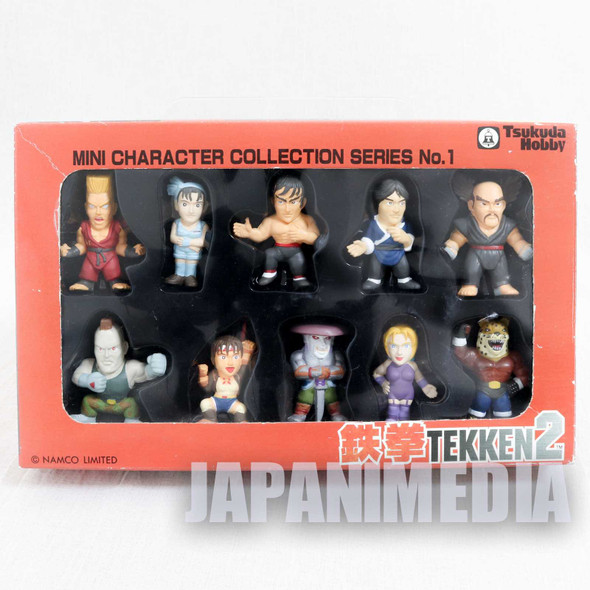 RARE! Tekken 2 Mini Figure 10pc Set Character Collection Tsukuda Hobby JAPAN Japanimedia Store FRONT