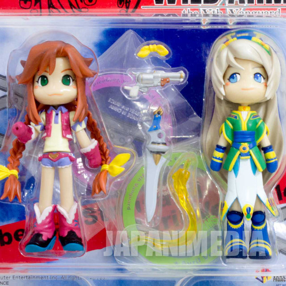 Wild Arms the Vth Vanguard REBECCA & AVRIL Figure set P:chara JAPAN GAME PS2 Japanimedia Store FRONT