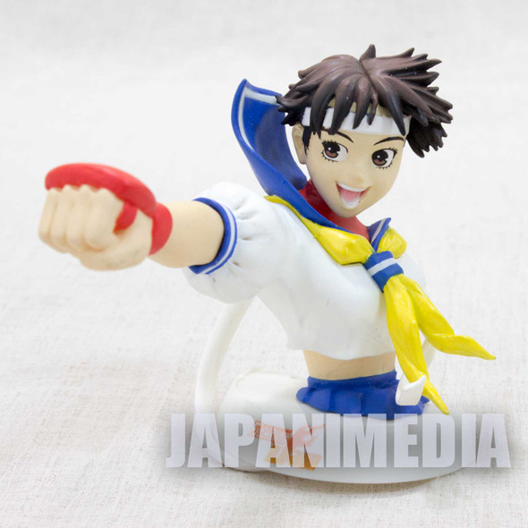 CAPCOM FIGHTING Jam Street Fighter Sakura Magstage Figure w/Magnet Tomytec 1 Japanimedia Store FRONT