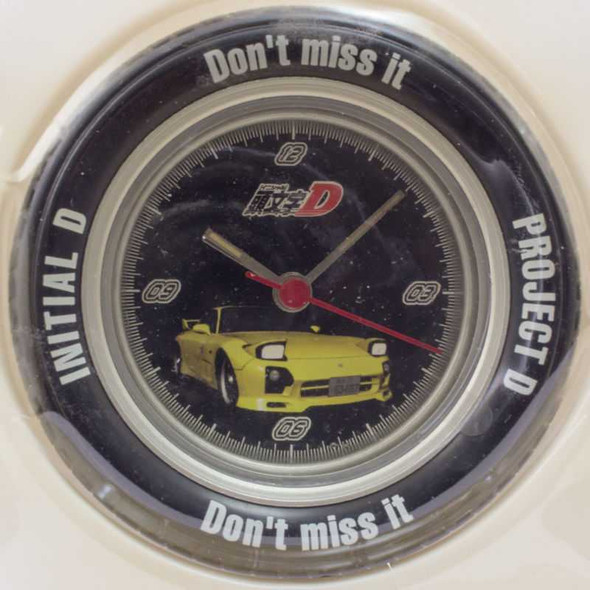 Initial D Tire Wheel Clock RX-7 FD-3S KEISUKE TAKAHASHI JAPAN ANIME FIGURE CAR Japanimedia Store FRONT