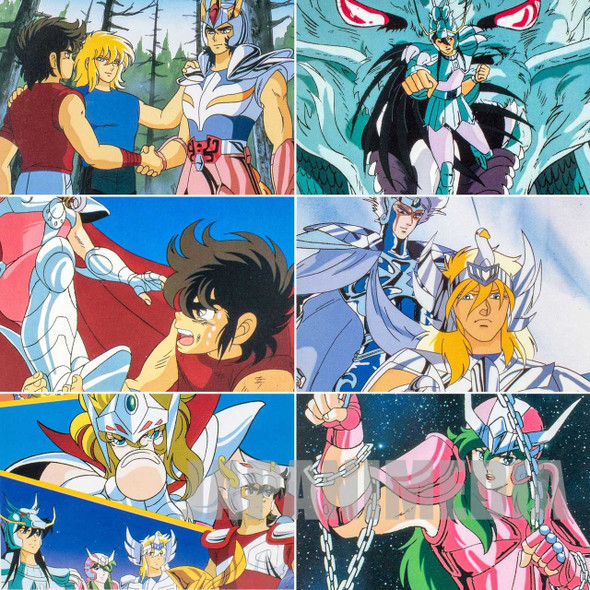 Saint Seiya Post Card 6pc Set JAPAN ANIME MANGA Japanimedia Store FRONT