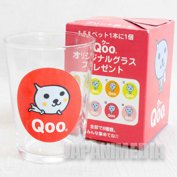 Qoo Original Glass [E] Red Coca-Cola SEGA JAPAN Japanimedia Store FRONT