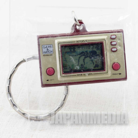 Nintendo Game & Watch History Miniature Figure Key Chain OCTOPUS JAPAN 2 Japanimedia Store FRONT