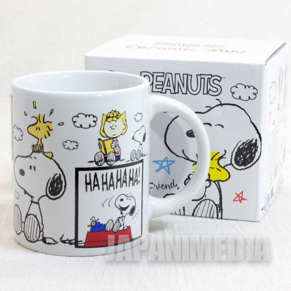Snoopy Ceramic Mug Peanuts Japanimedia Store FRONT