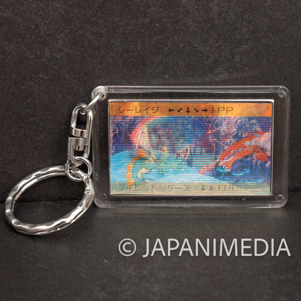 Darkstalkers (Vampire) Rikuo Hologram Picture Plate Keychain Capcom JAPAN Japanimedia Store FRONT