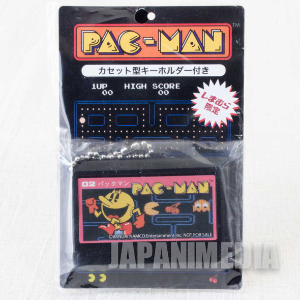 Pac-man Famicom Cassette Type Miniature Figure Ballchain Namco JAPAN NES Japanimedia Store FRONT