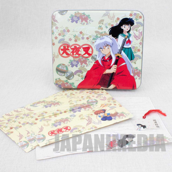 InuYasha Letter writing set [Envelope 5pc + Paper 6pc + Can case] JAPAN ANIME MANGA Japanimedia Store FRONT