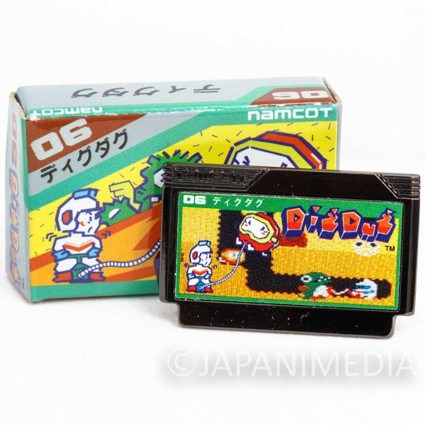 Dig Dug Namco Museum Cassette Pins Collection BANDAI JAPAN FAMICOM NEC Japanimedia Store FRONT