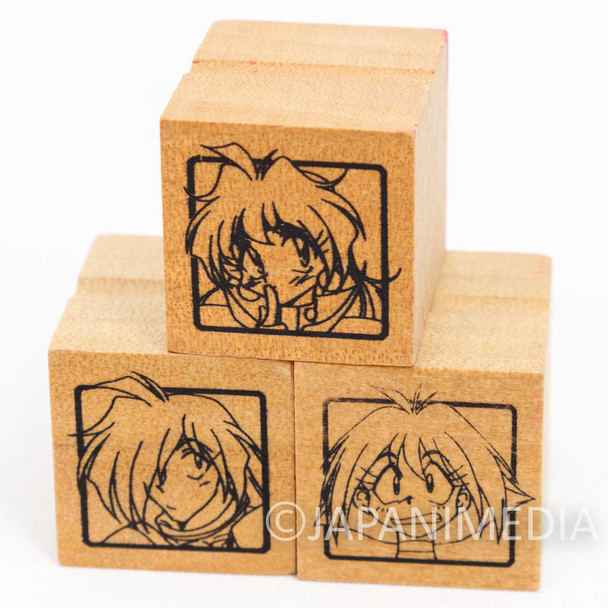 Slayers NEXT Stamp 3pc Set [Lina | Gourry | Ameria] JAPAN ANIME Japanimedia Store FRONT