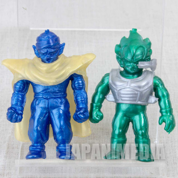 RARE! Dragon Ball Z Piccolo & Vegeta Mini Figure 2pc Set Metal color ver. JAPAN ANIME MANGA Japanimedia Store FRONT