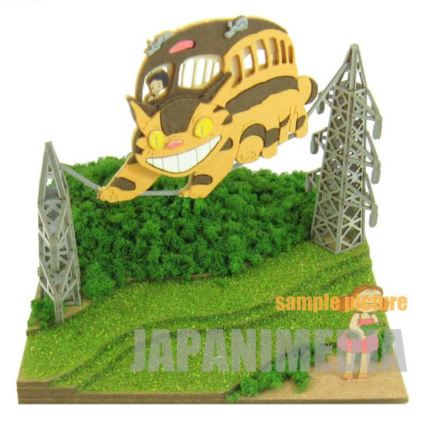 My Neighbor Totoro Mei & Cat Bus Miniatuart Mini #04 Paper-Kit Ghibli JAPAN ANIME Japanimedia Store FRONT