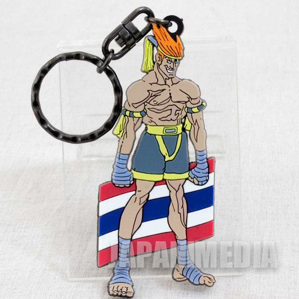 RARE! Street Fighter ZERO Adon Rubber Mascot Key Chain JAPAN GAME CAPCOM Japanimedia Store FRONT