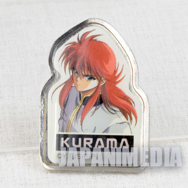 Yu Yu Hakusho Kurama Pins Movic JAPAN ANIME MANGA #2-2 Japanimedia Store FRONT