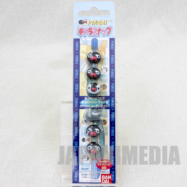 Pingu Chara Snap button 6pc Set [Pingu / Pinga / Robby] JAPAN ANIME Japanimedia Store FRONT