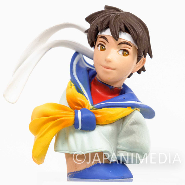 Street Fighter Sakura Street Fighter Heroines Bust Figure (Blue) Capcom Character JAPAN GAME Japanimedia Store FRONT