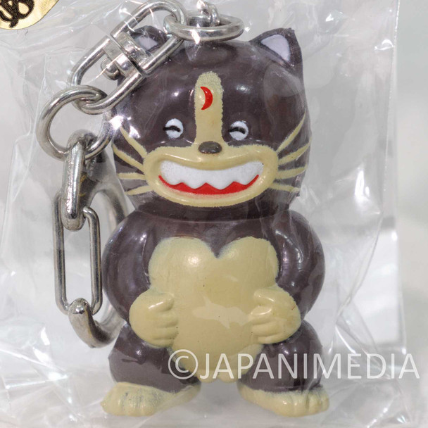 Retro RARE! Jarinko Chie the Brat Kotetsu Cat Figure Keychain Japan ANIME MANGA Japanimedia Store FRONT