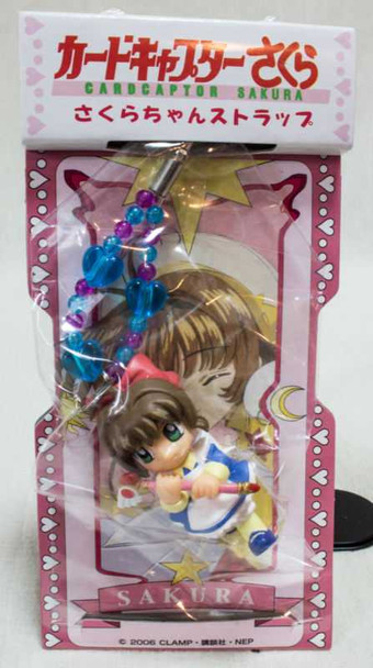 RARE! Cardcaptor Sakura Mascot Figure Mobile Strap 3 CLAMP SEGA JAPAN ANIME Japanimedia Store FRONT