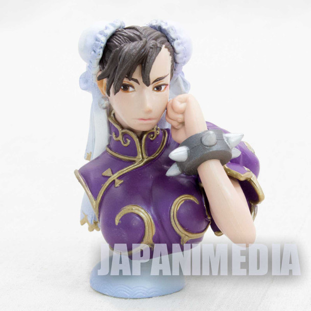 Street Fighter Chun-Li Street Fighter Heroines Bust Figure (Purple) Capcom Character JAPAN GAME Japanimedia Store FRONT