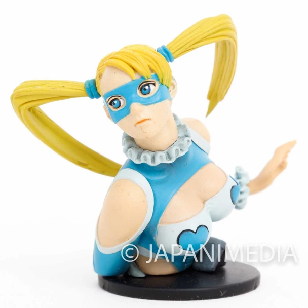 Street Fighter Rainbow Mika Street Fighter Heroines Bust Figure (Blue) Capcom Character JAPAN GAME Japanimedia Store FRONT