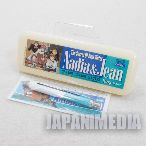 Nadia The Secret of Blue Water Plastic Pen Case Set Mechanical Pencil Ruler Japanimedia Store FRONT