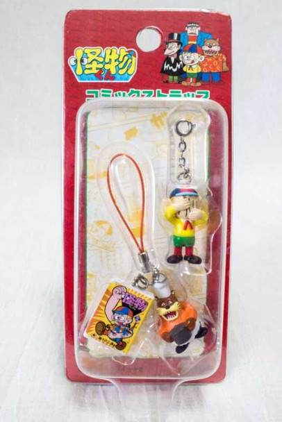 The Monster Kid Comic Figure Mobile Strap Set Fujiko Fujio JAPAN ANIME MANGA Japanimedia Store FRONT