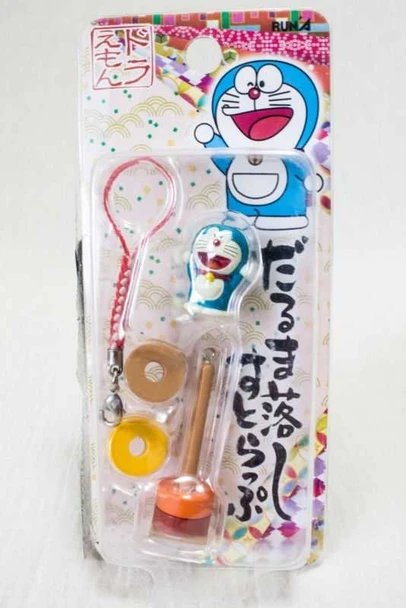 Doraemon Daruma Otoshi Mobile Strap Japanimedia Store FRONT