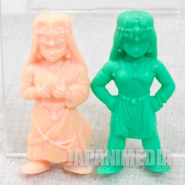 RARE Dragon Quest : Legend of the Hero Abel Minea & Manya Mini Rubber Figure 2pc Set Japanimedia Store FRONT