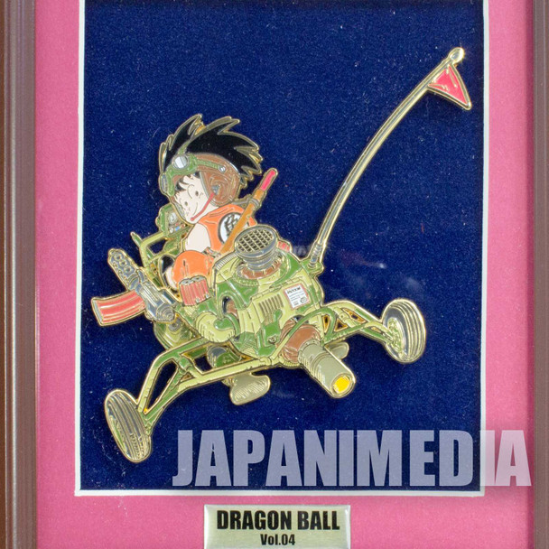 RARE! Dragon Ball Z Metal Relief Comics Vol.4 Ver. Gokou ANIME JAPAN MANGA Japanimedia Store FRONT