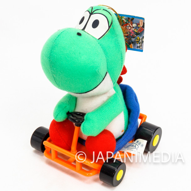 Retro Super Mario Kart Yoshi Plush Doll Takara 1993 Arcade Prize | Japanimedia Store
Front