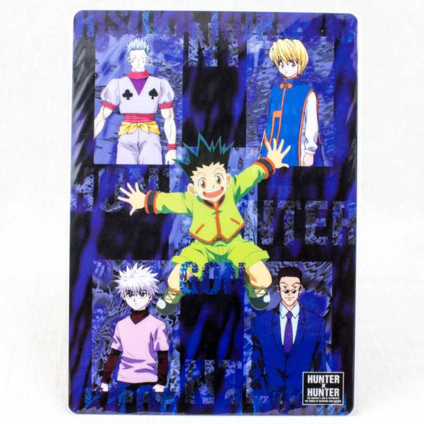 HUNTER x HUNTER Plastic Pencil Board Pad Shitajiki [Gon / Killua / Kurapika / Leolio / Hisoka] JAPAN Japanimedia Store FRONT