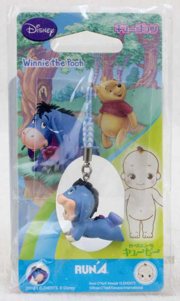 Disney Winnie the Pooh EEYORE Rose O'neill Kewpie Kewsion Figure Strap JAPAN ANIME