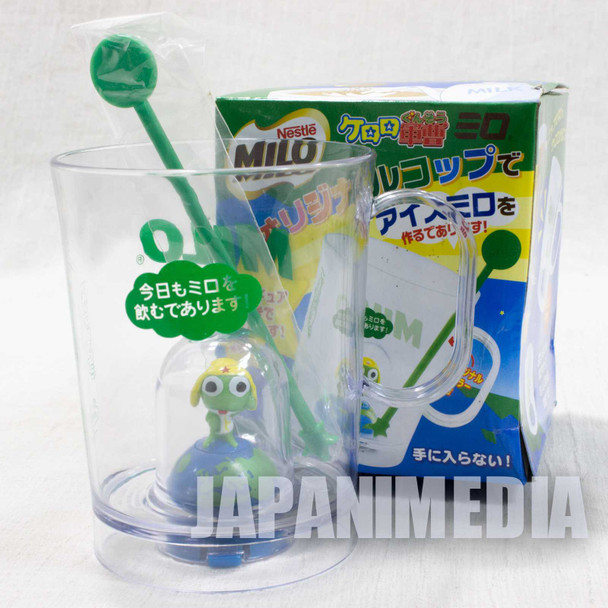 Sgt. Frog x MILO Keroro Gunso Plastic Mug JAPAN Japanimedia Store FRONT